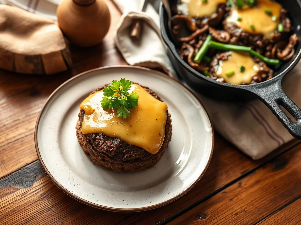 Mushroom Swiss Burgers