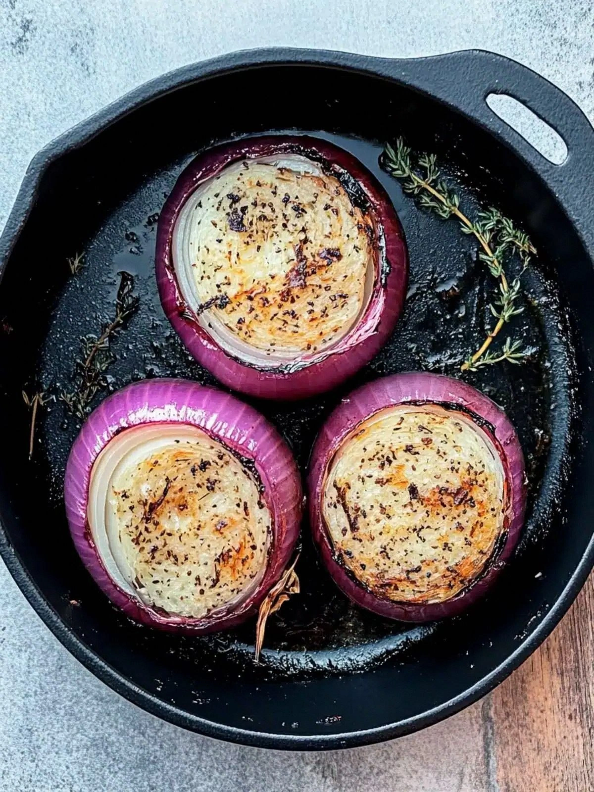 Mustard Roasted Red Onions: A 