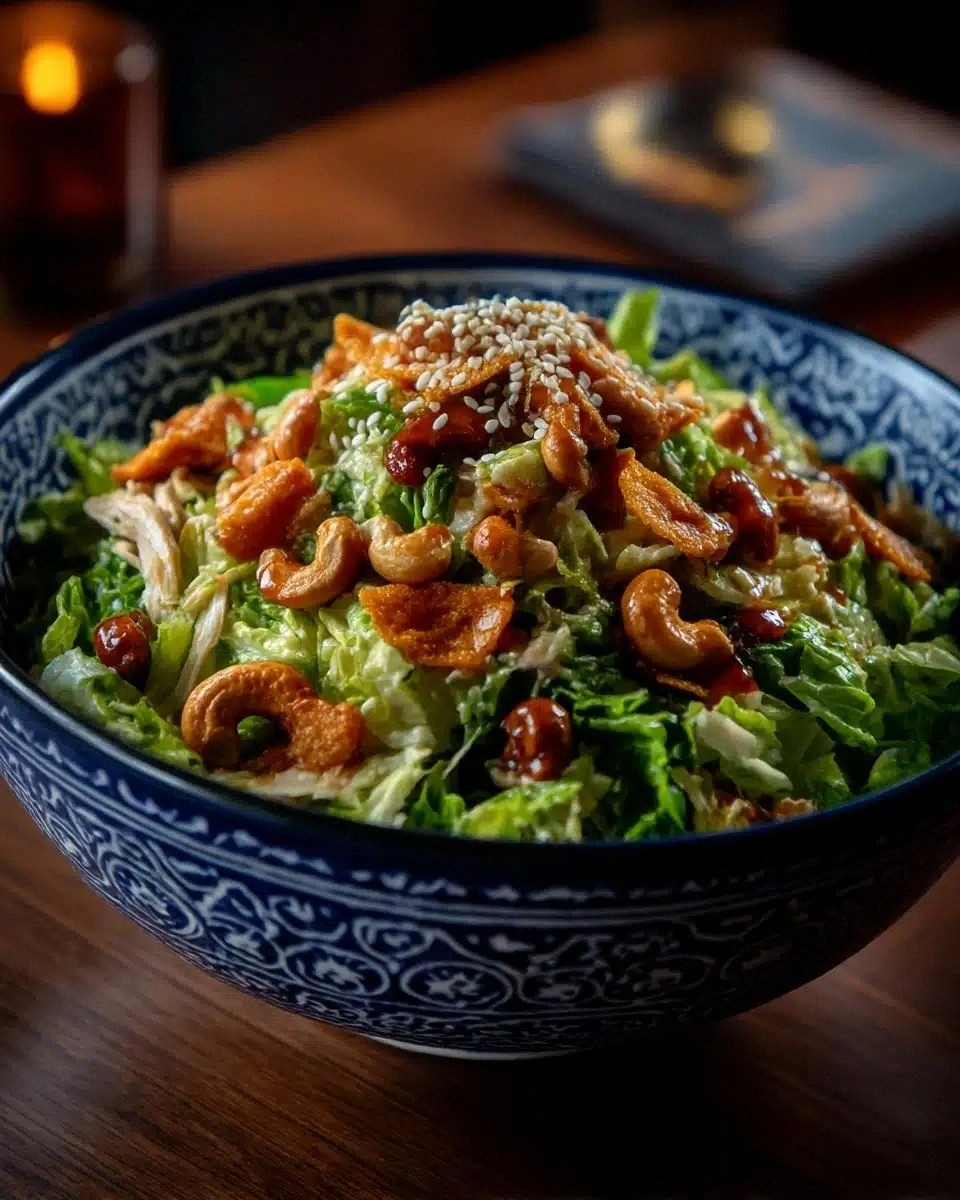 Napa Chicken Salad with Sesame