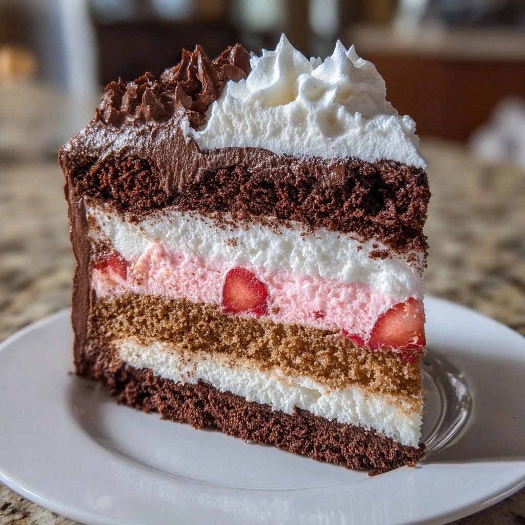 Neapolitan Layer Cake