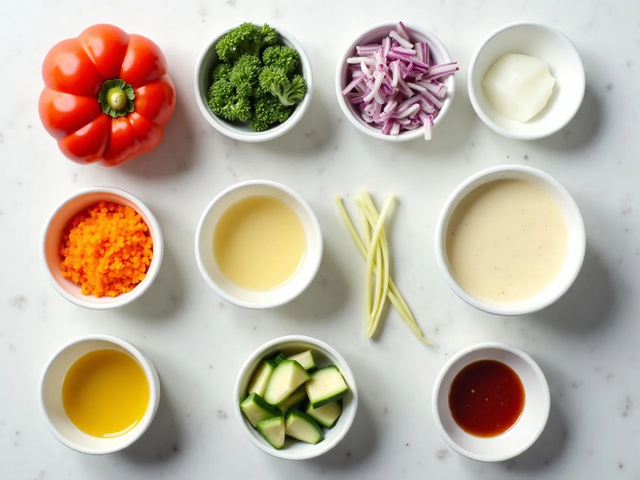 Ingredients for New England Clam Chowder
