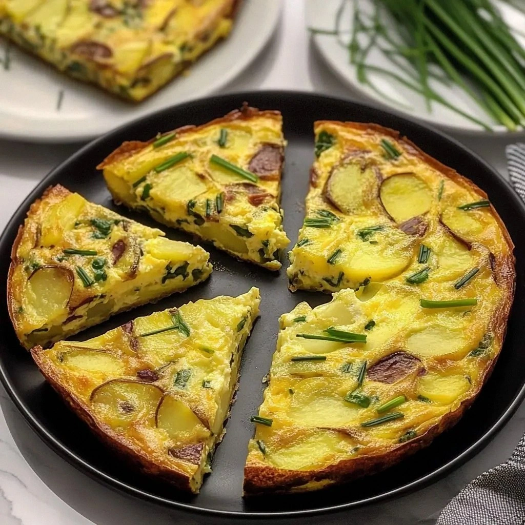 New Potato and Chive Frittata 