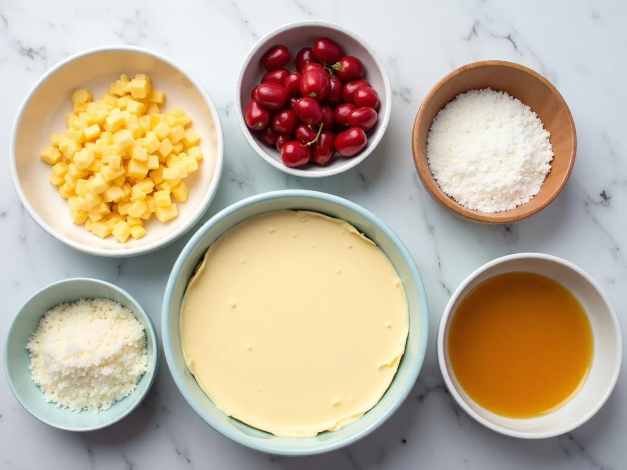 Ingredients for New York Cheesecake