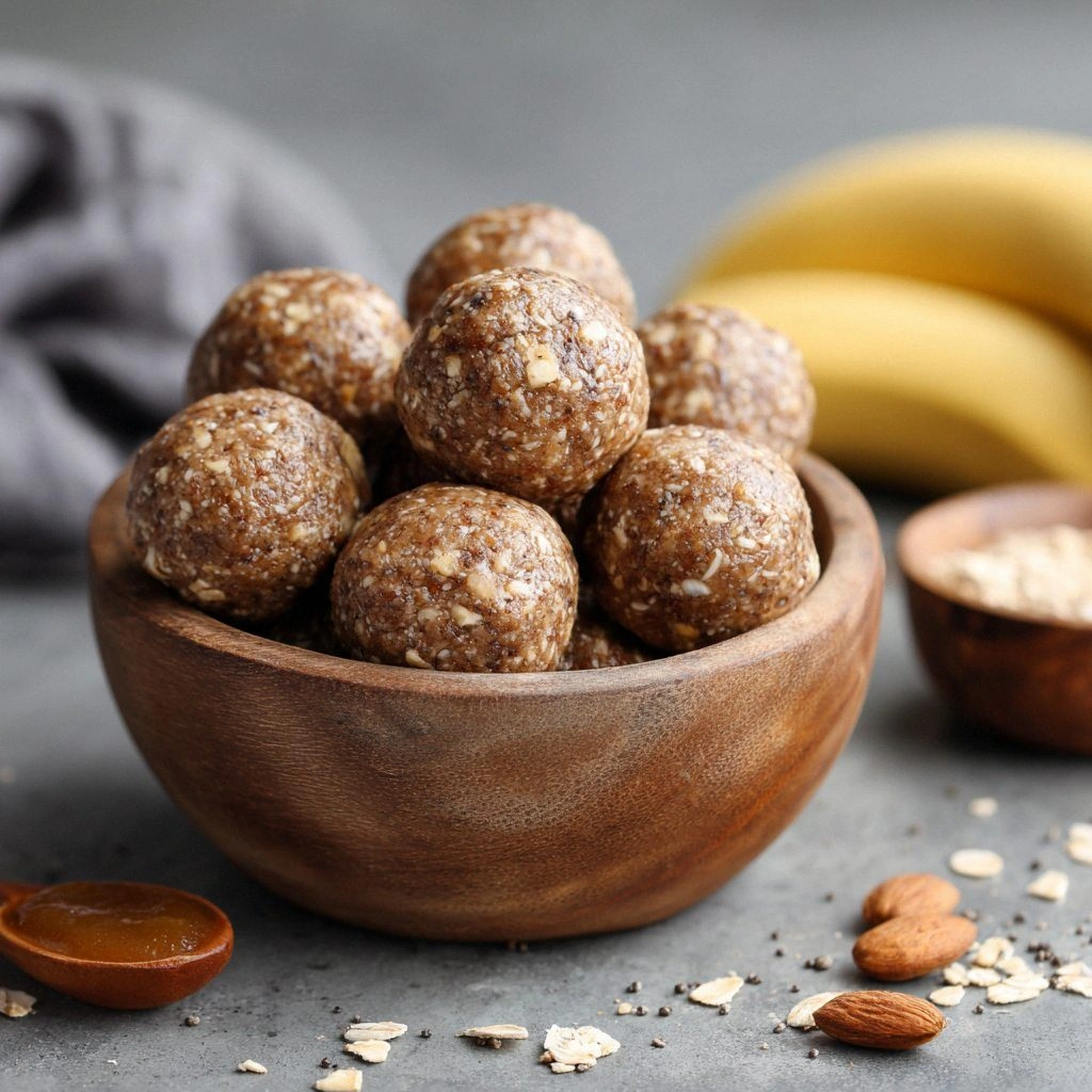 No-Bake Banana Cinnamon Energy