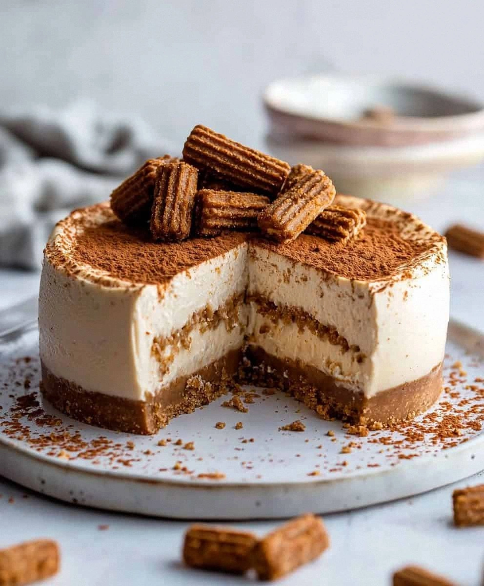No Bake Biscoff Cheesecake Dessert: The Ultimate Indulgence for Cookie Butter Lovers