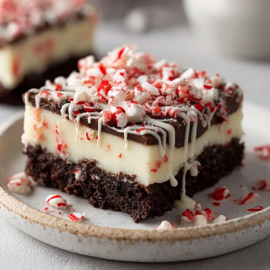 No-Bake Candy Cane Cookies (La