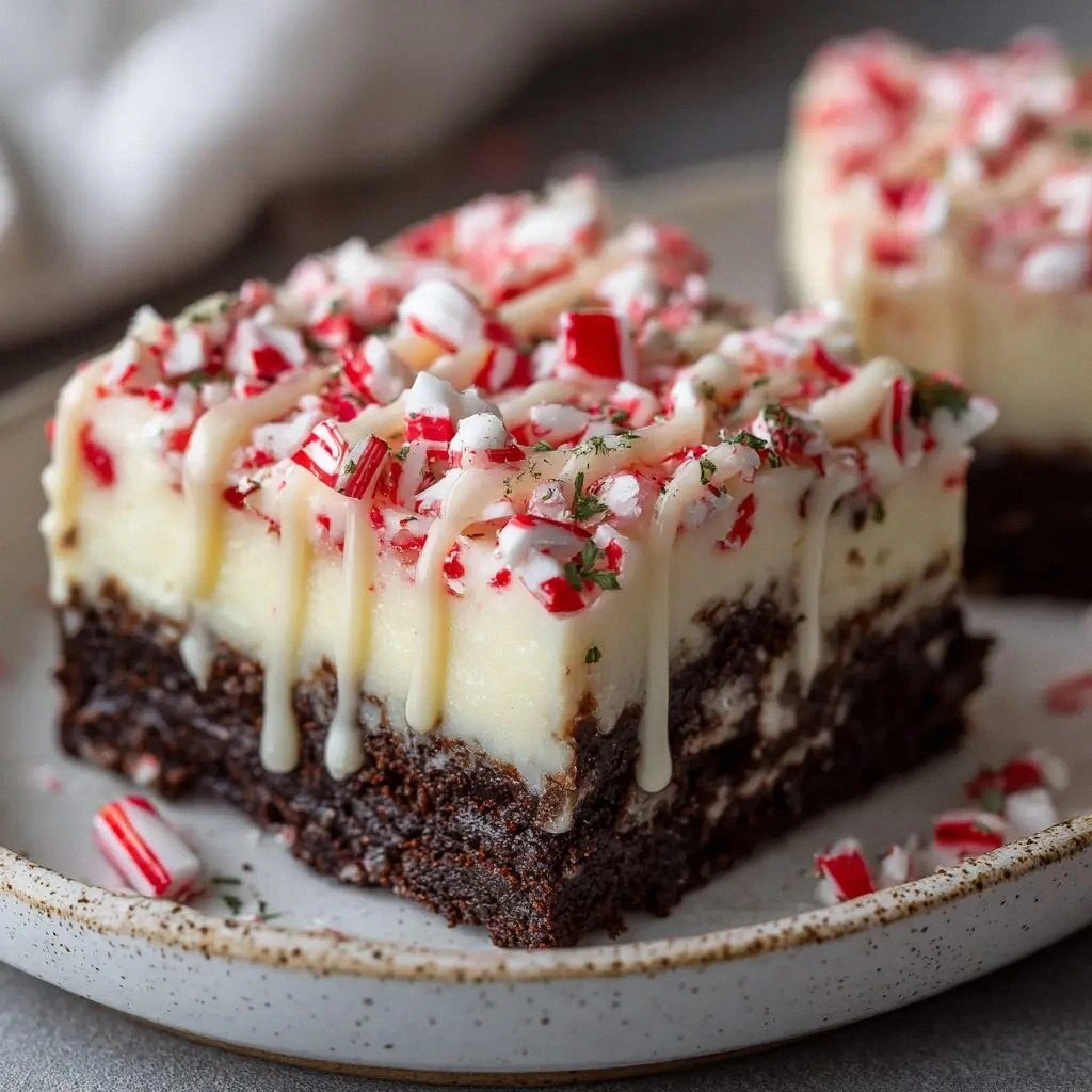 No-Bake Candy Cane Cookies (La