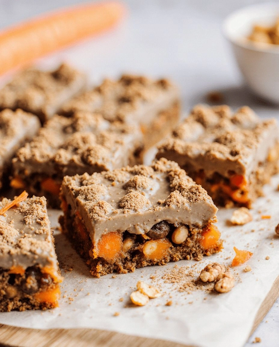 No-Bake Carrot Cake Protein Ba