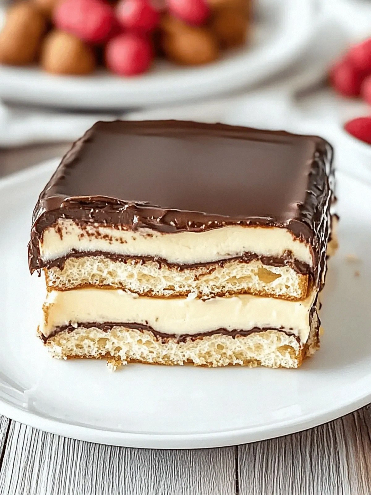 No-Bake Chocolate Eclair Cake 