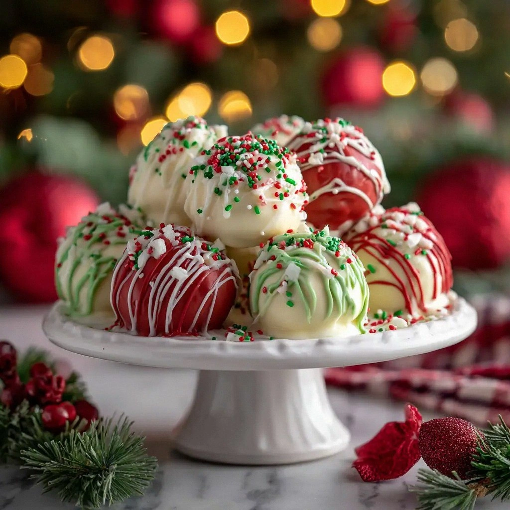 No-Bake Christmas Cheesecake B