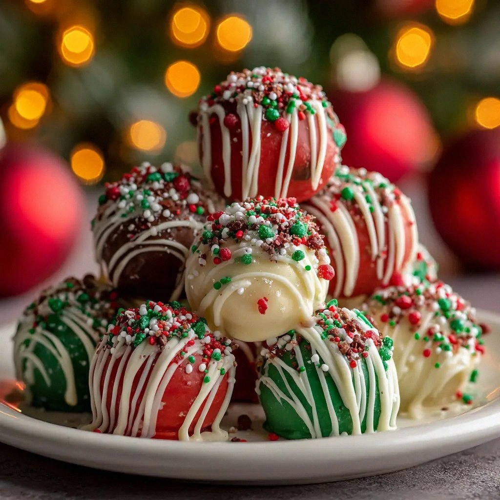 No-Bake Christmas Cheesecake B
