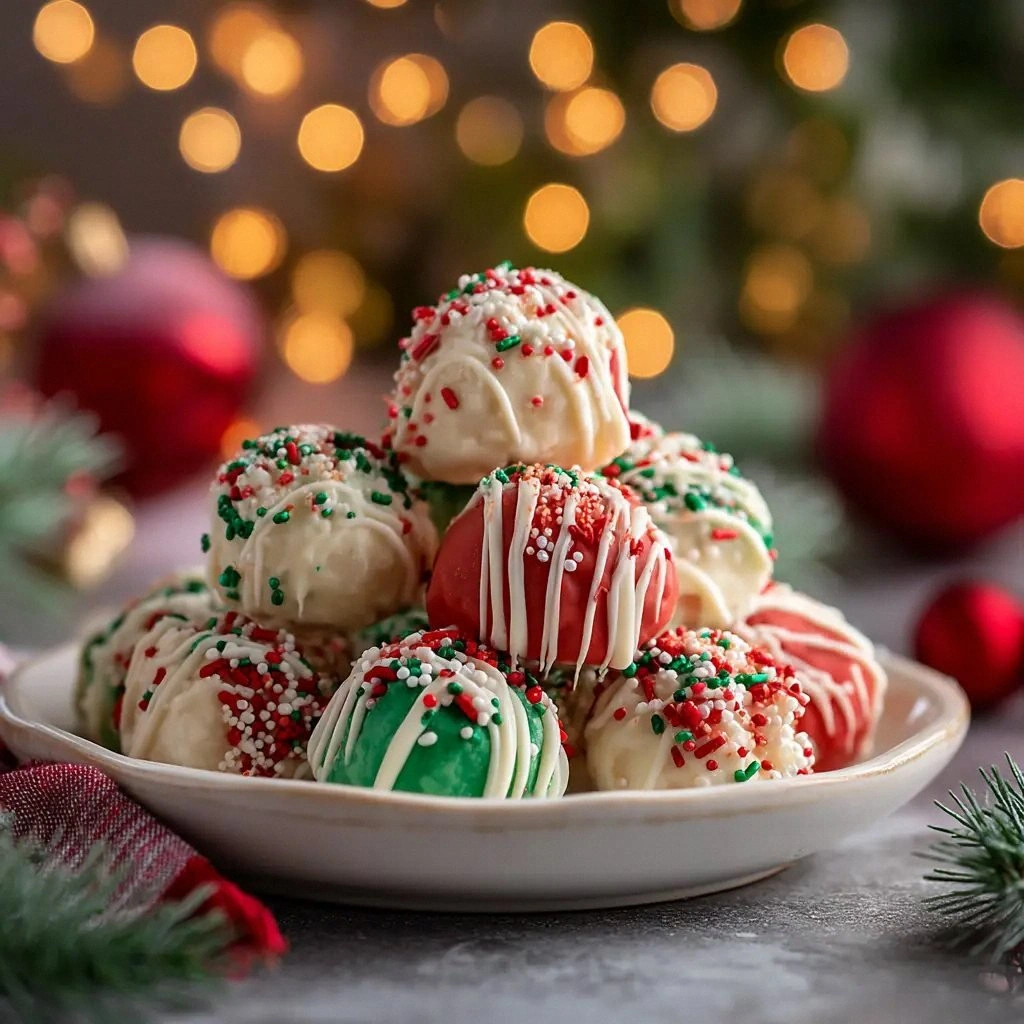 No-Bake Christmas Cheesecake B