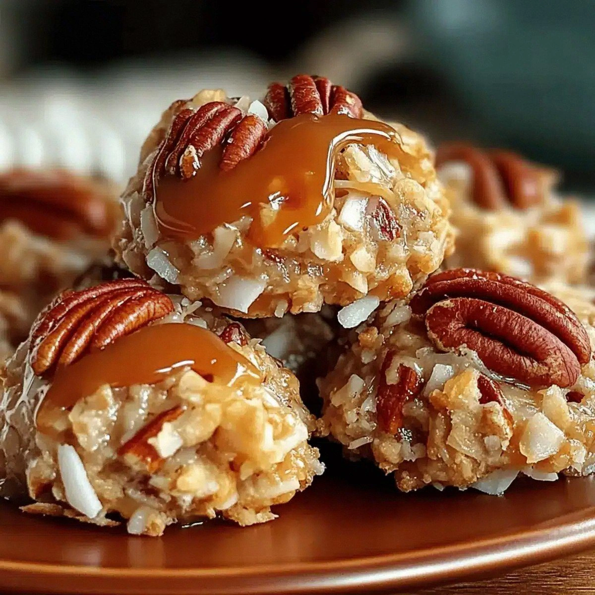 No-Bake Coconut Pecan Praline Cookies: Southern Sweet Bliss