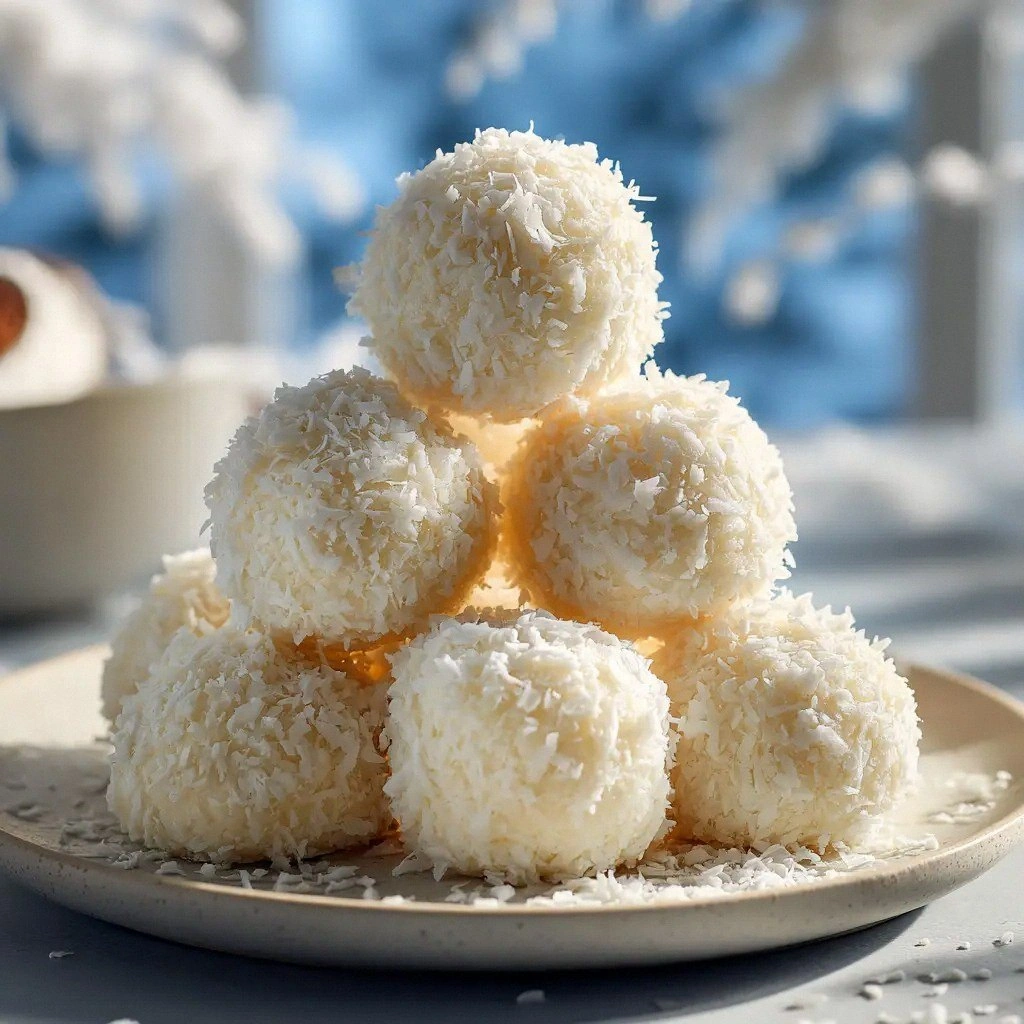 No-Bake Coconut Snowballs (Eas