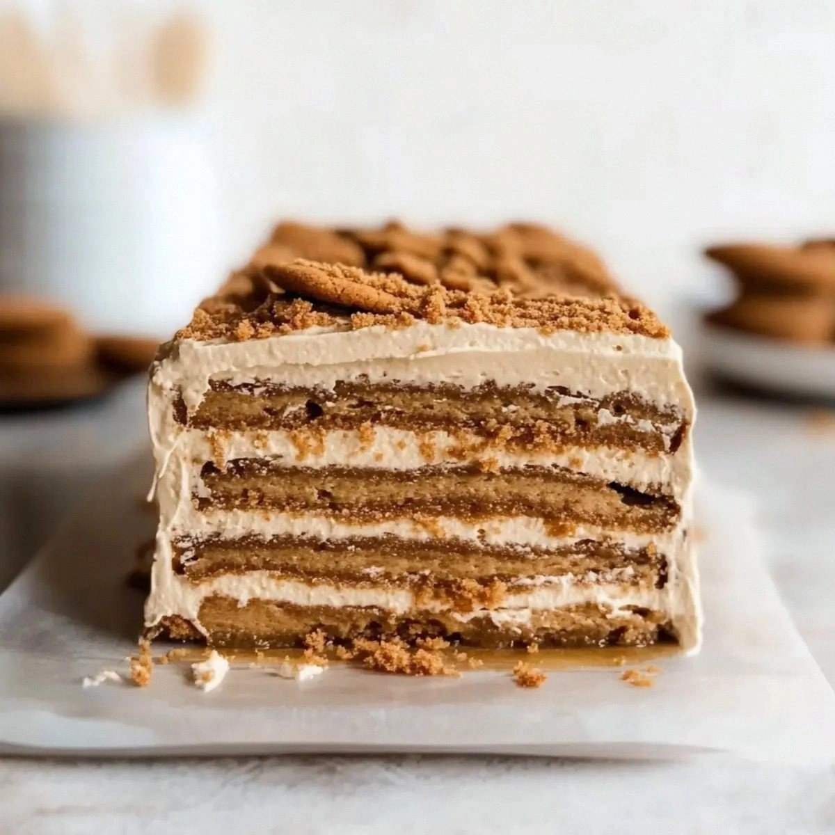 No-Bake Cookie Butter Icebox Cake – Your New Favorite Dessert