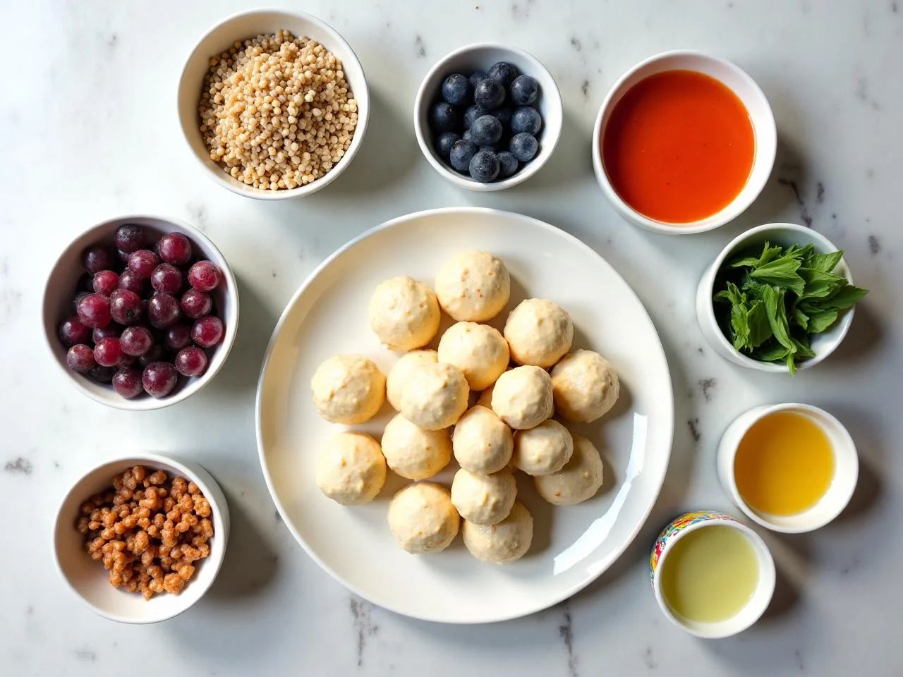 Ingredients for No Bake Energy Bites