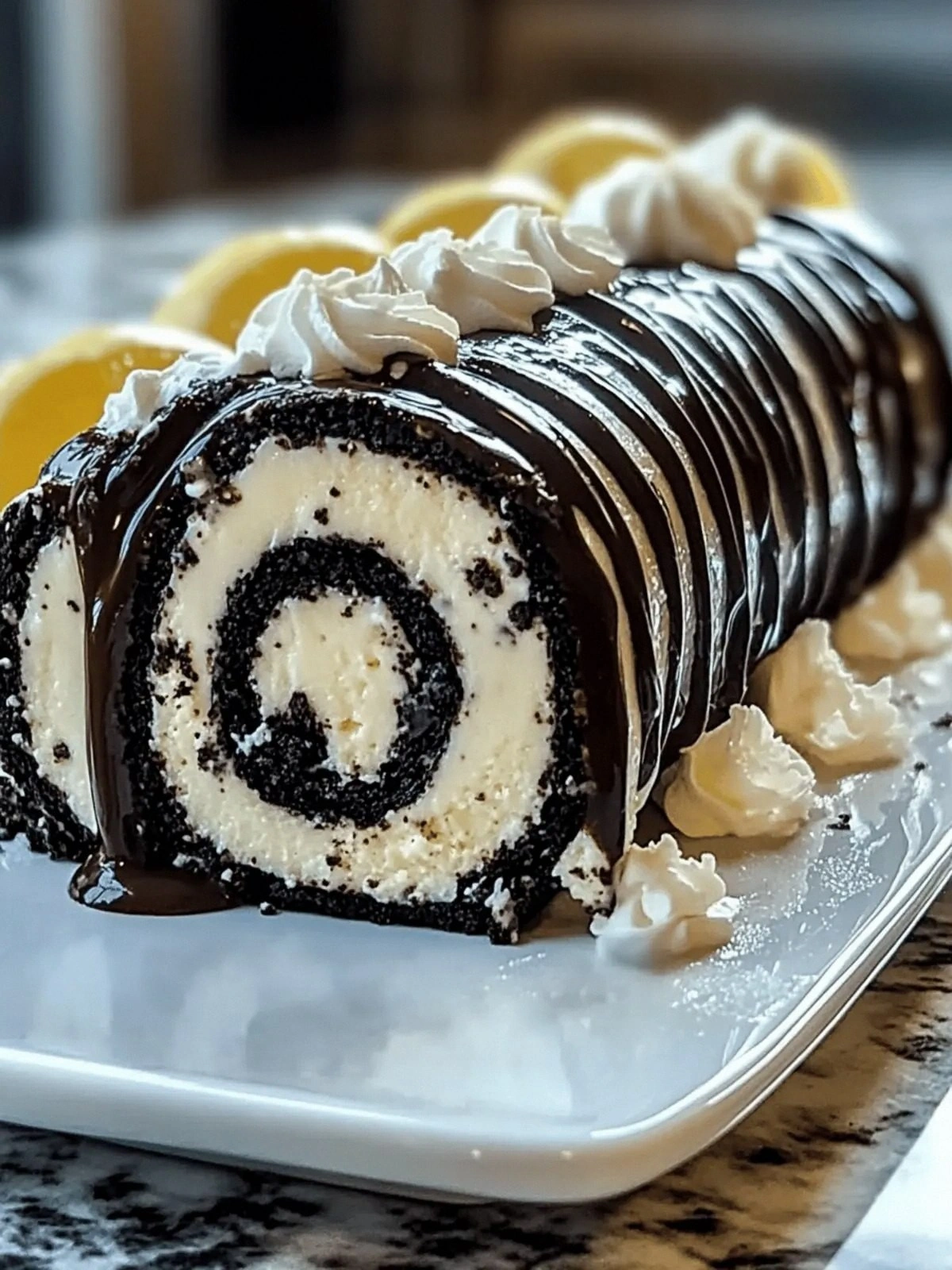 No-Bake Oreo Cheesecake Sushi 