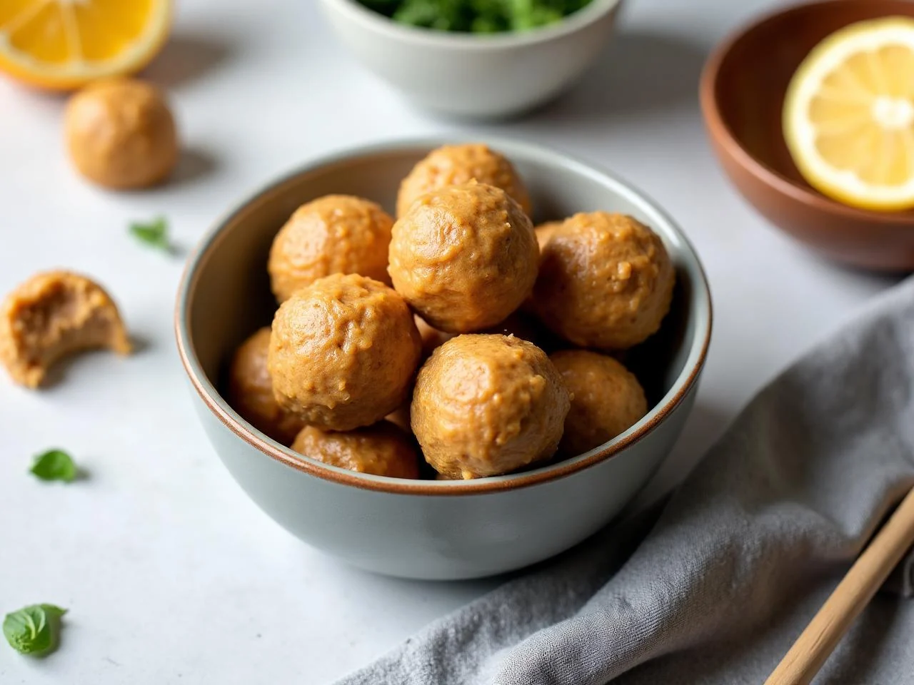No-Bake Peanut Butter Protein Balls