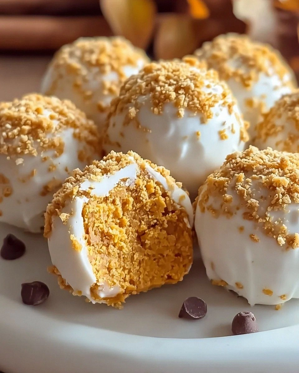 No Bake Pumpkin Cheesecake Balls