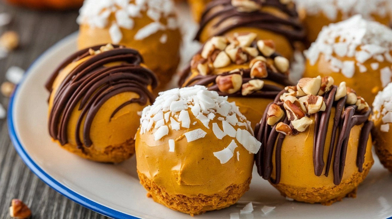 No-Bake Pumpkin Cheesecake Bal