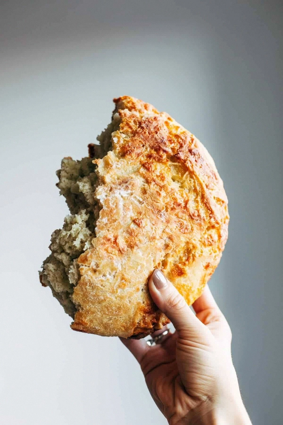 No Knead Cheese Bread