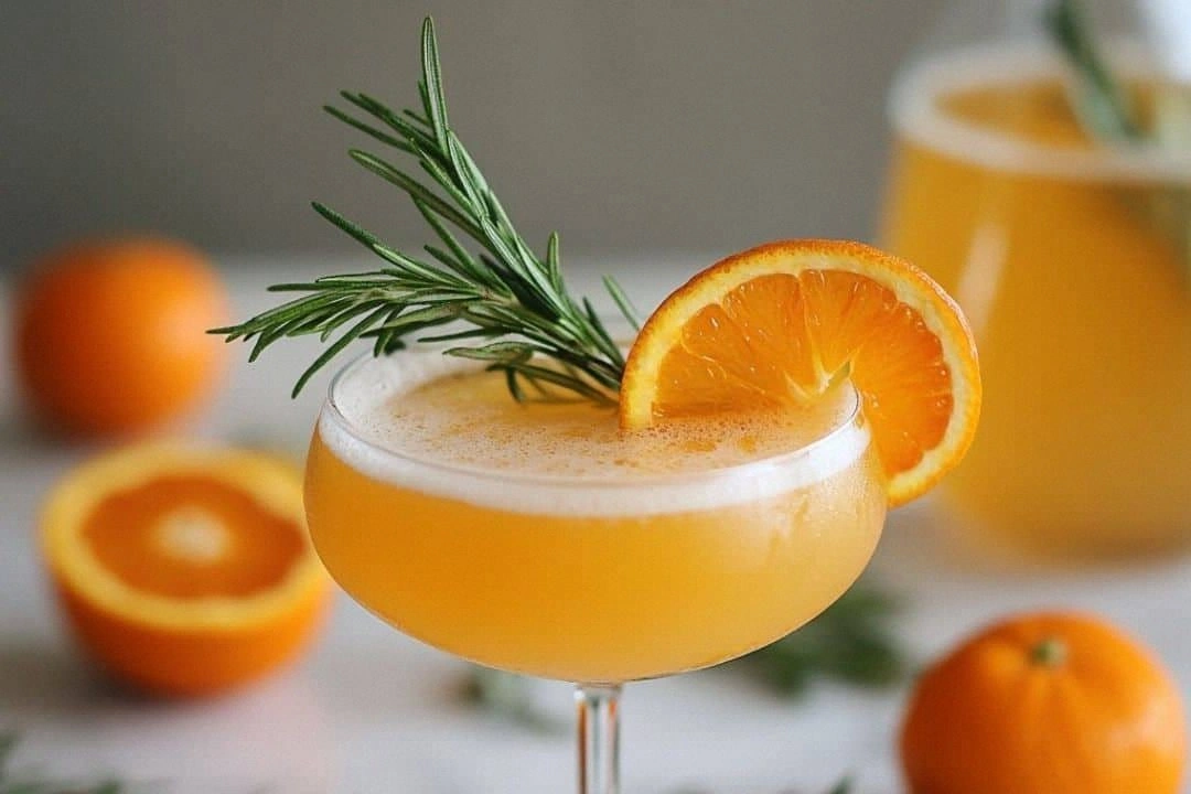 Non-Alcoholic Mimosa Mocktail