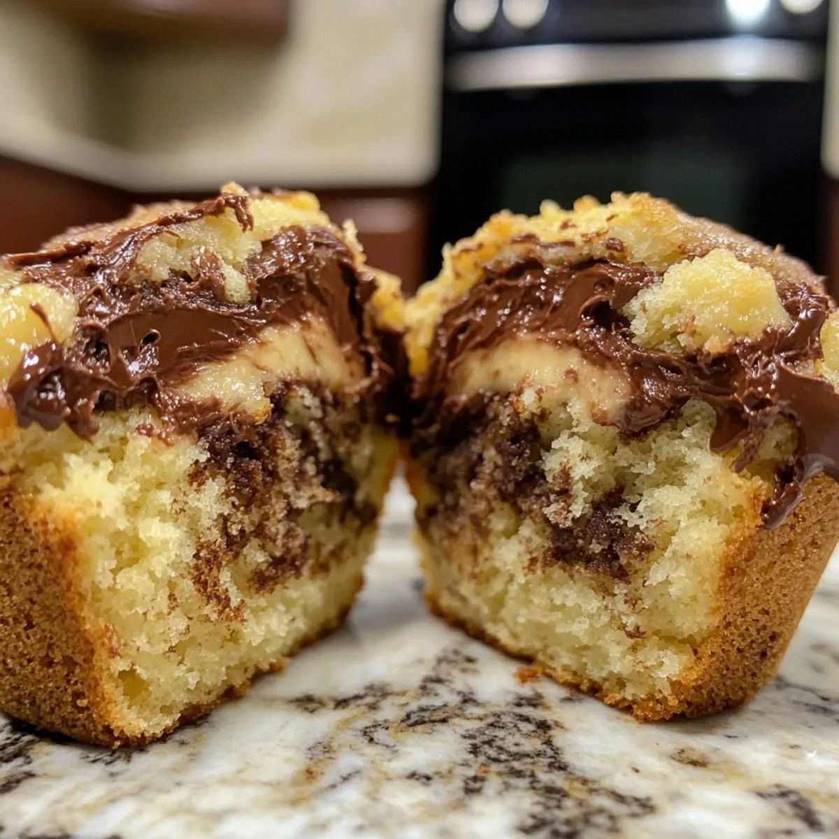 Nutella Banana Swirl Muffins for a Sweet Morning Surprise