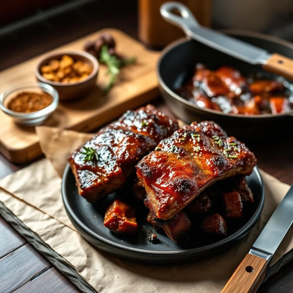 Oak Smoked Ribs
