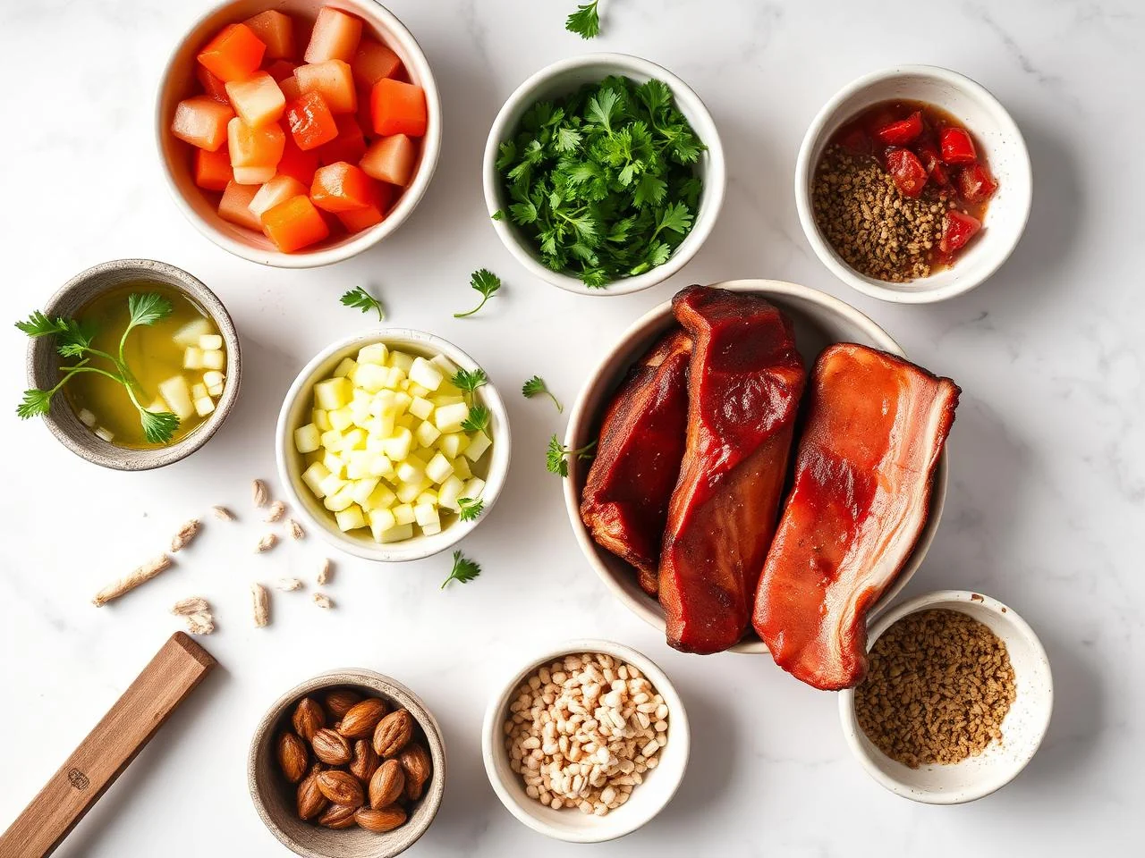 Ingredients for Oak Smoked Ribs