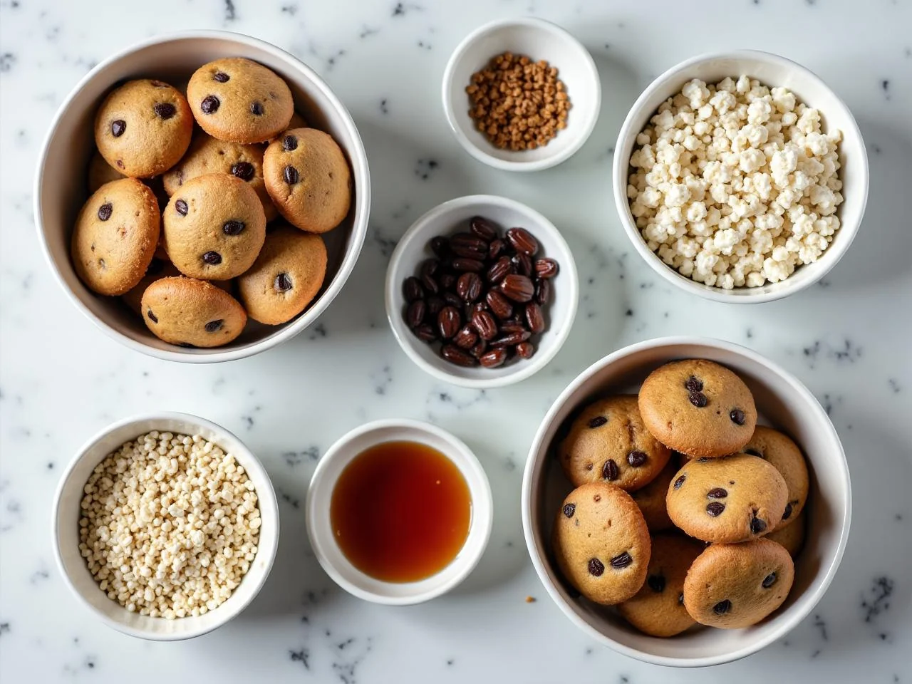 Ingredients for Oatmeal Raisin Cookies