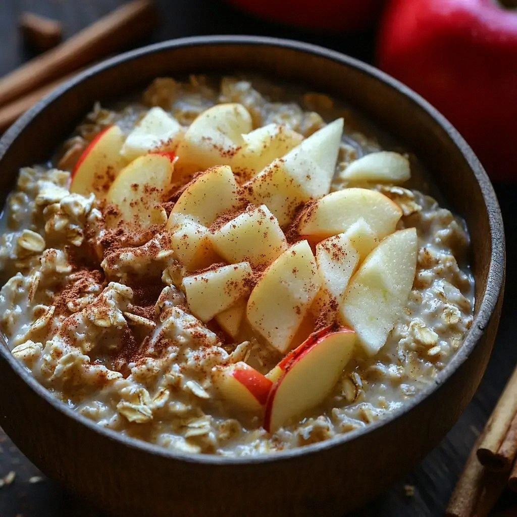 Oatmeal with Apple and Cinnamo