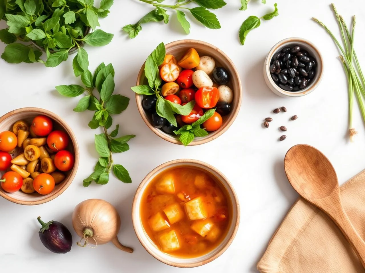 Ingredients for Olive Garden Salad