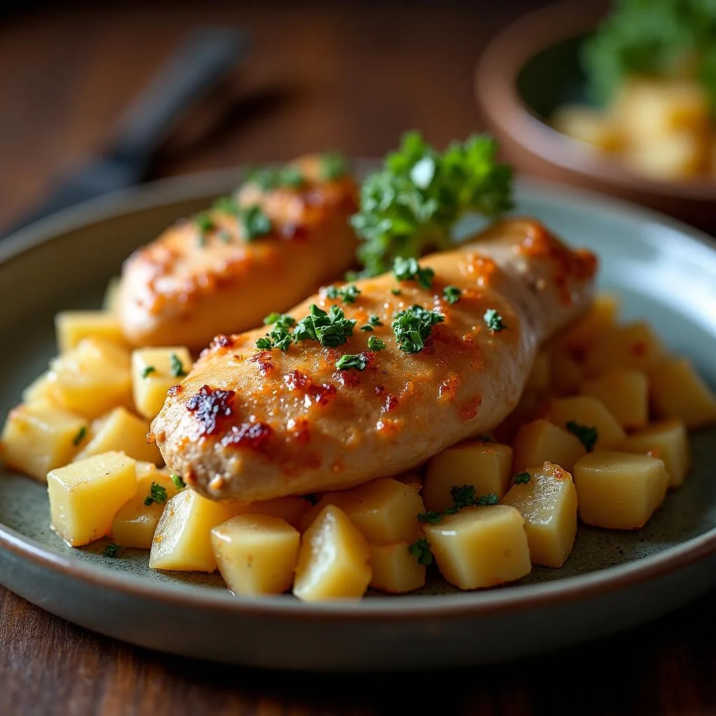 One Pan Chicken And Potatoes