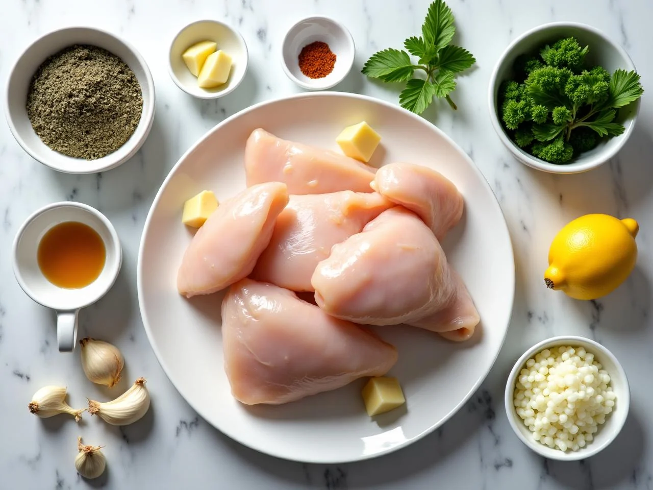 Ingredients for One Pan Chicken And Potatoes