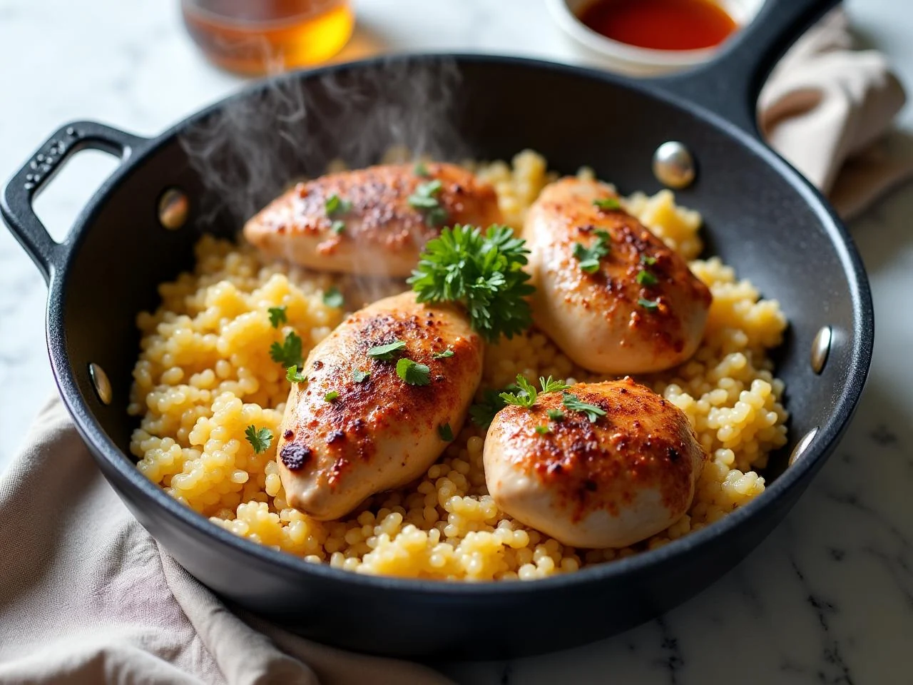 One-Pan Chicken and Rice