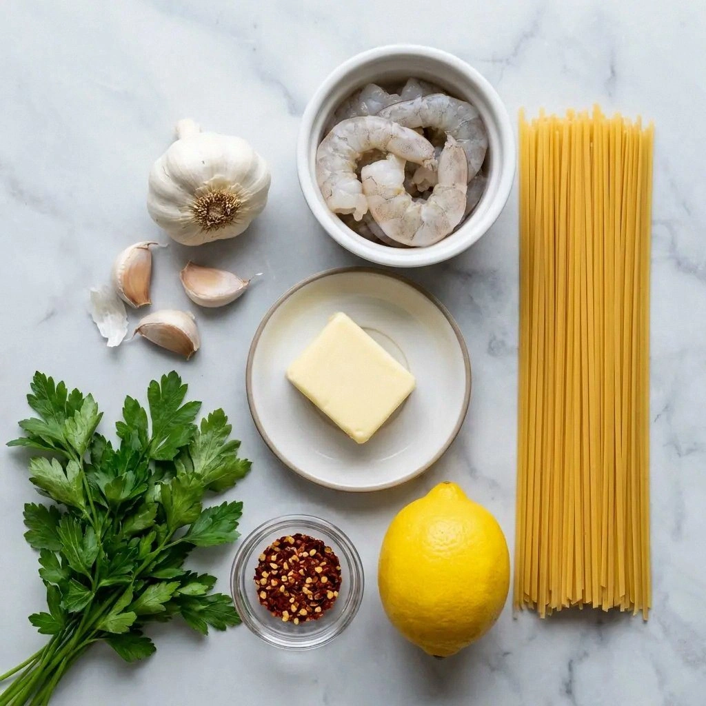 One Pan Garlic Butter Shrimp P