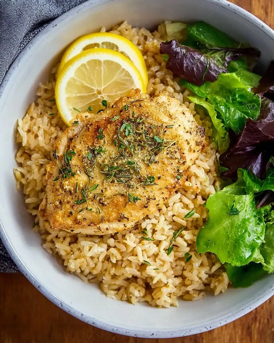 One-pan Lemon Herb Chicken Rice