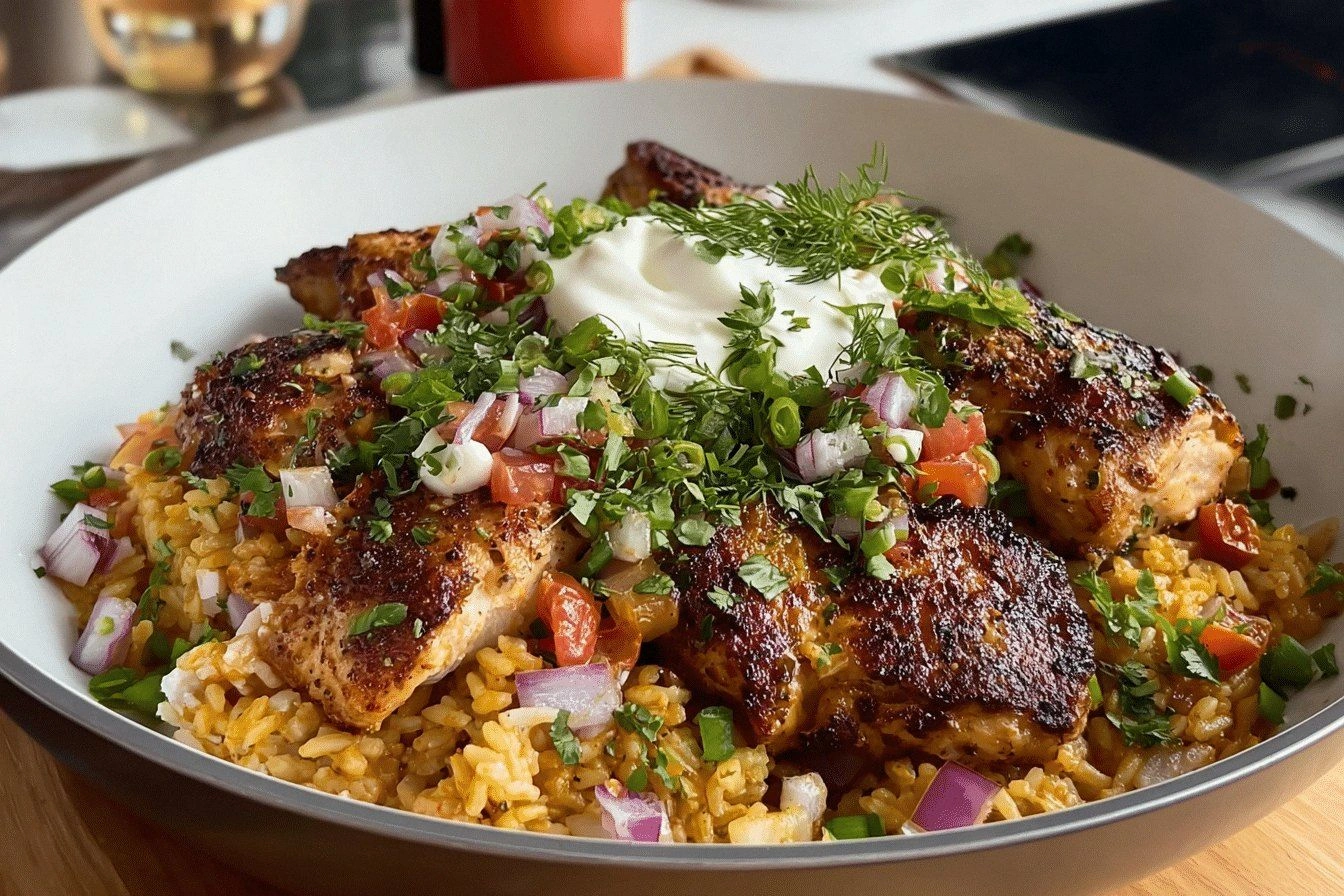 One-Pan Mediterranean Chicken 