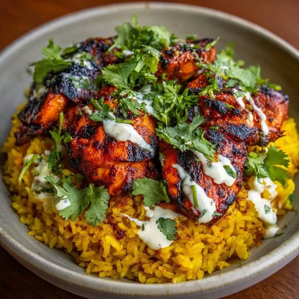 One-Pan Tandoori Chicken and R
