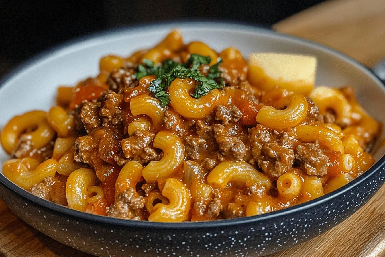 One Pot Beefaroni Classic Comf