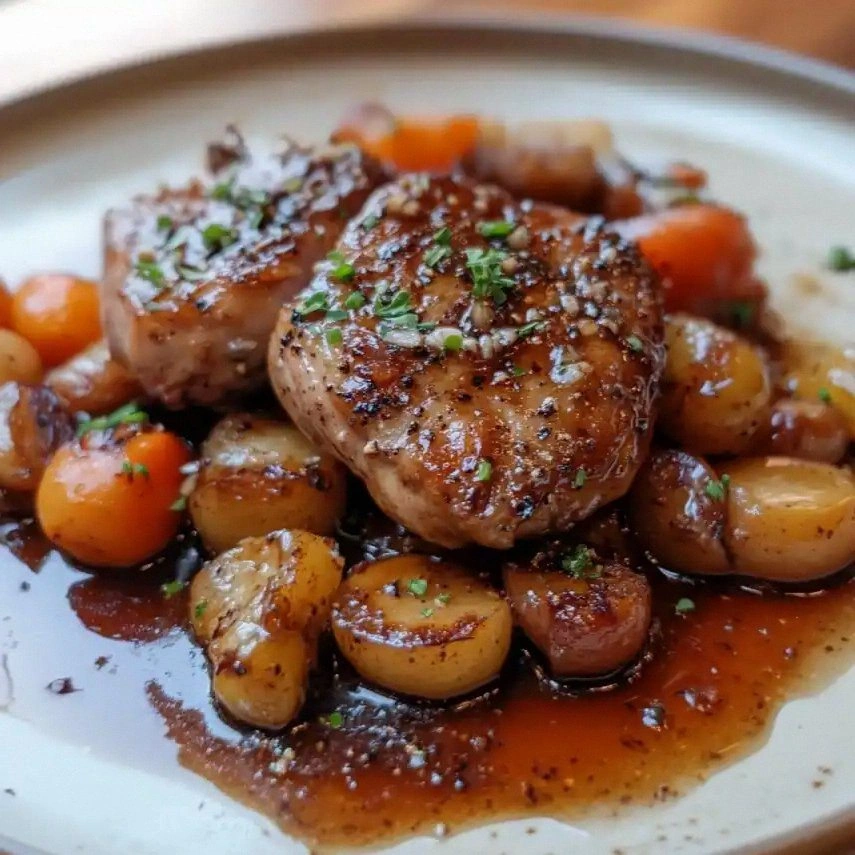 One Pot Coq au Vin (French Chi