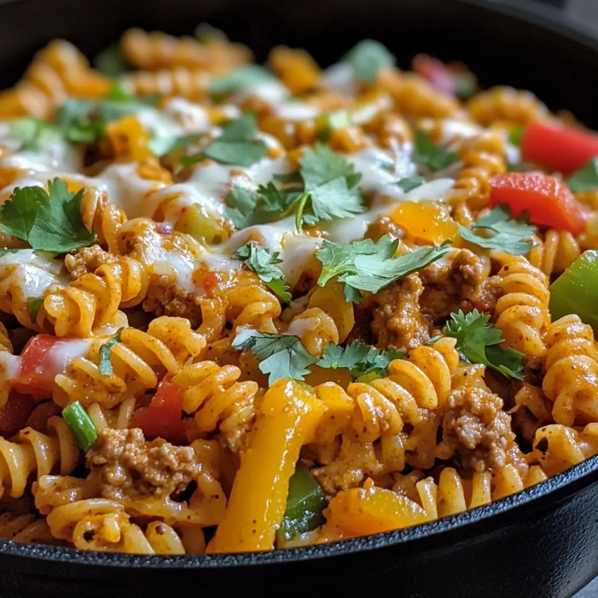 One Pot Ground Chicken Fajita Pasta: Quick Comfort in 30 Minutes