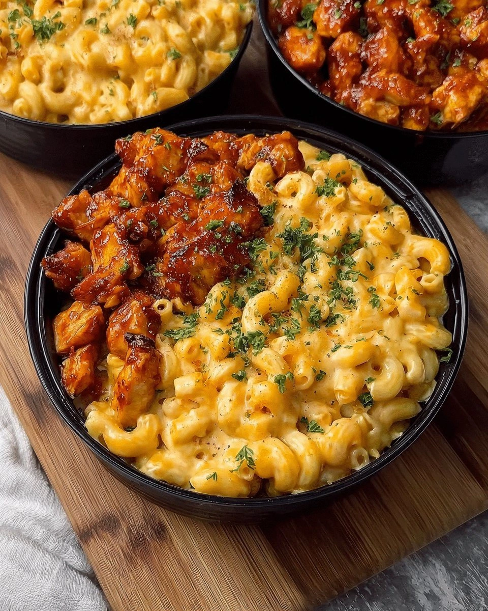 One-Pot Honey BBQ Chicken Mac 