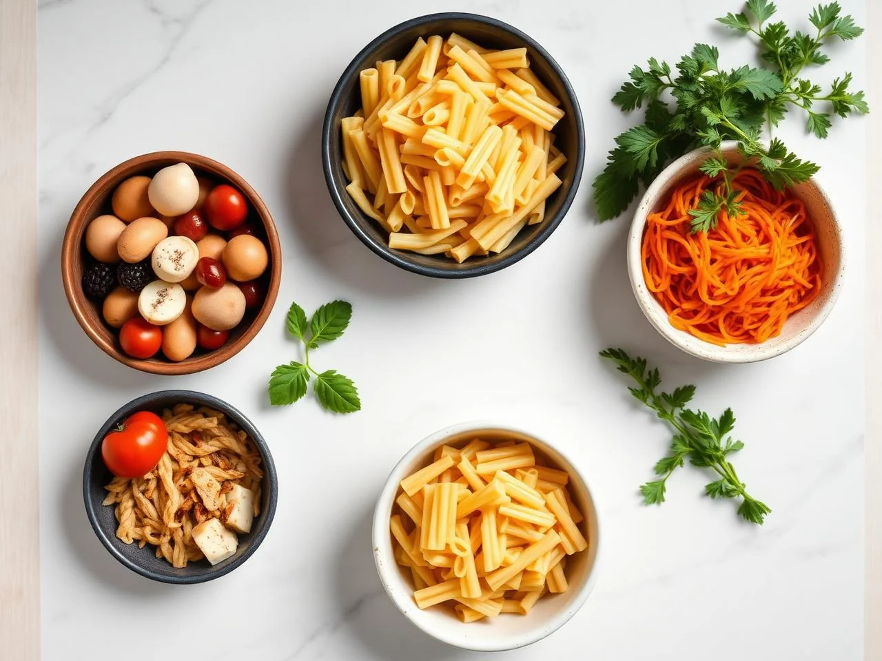Ingredients for One Pot Macaroni