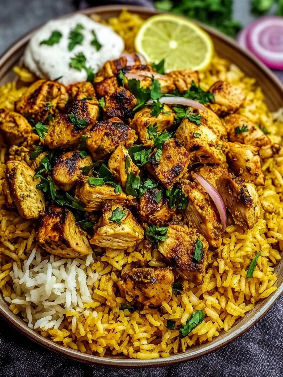 One Pot Shawarma Chicken And R