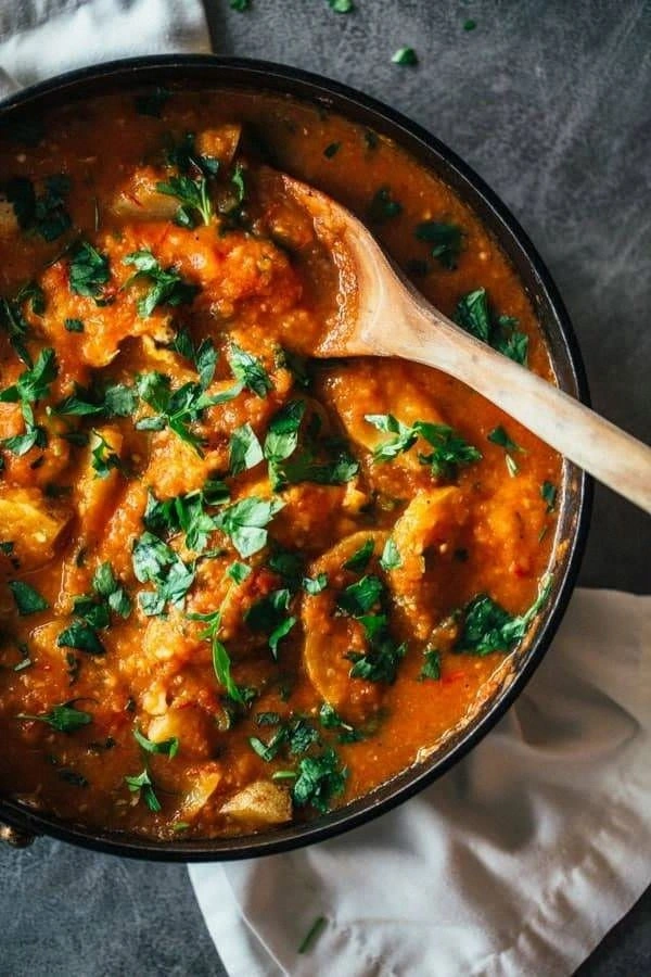 One Pot Spanish Chicken and Po