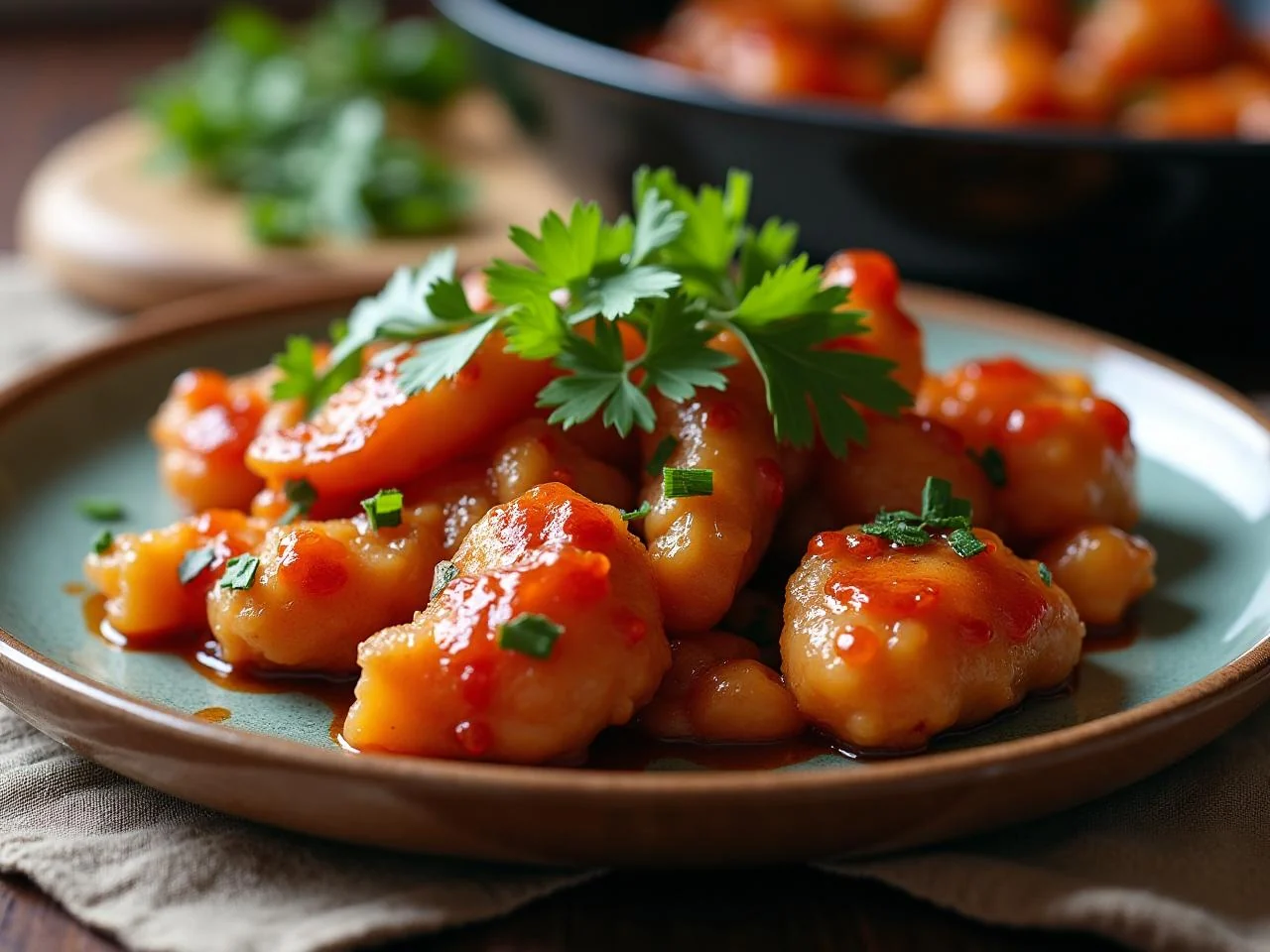 One-Skillet Honey BBQ Chicken 