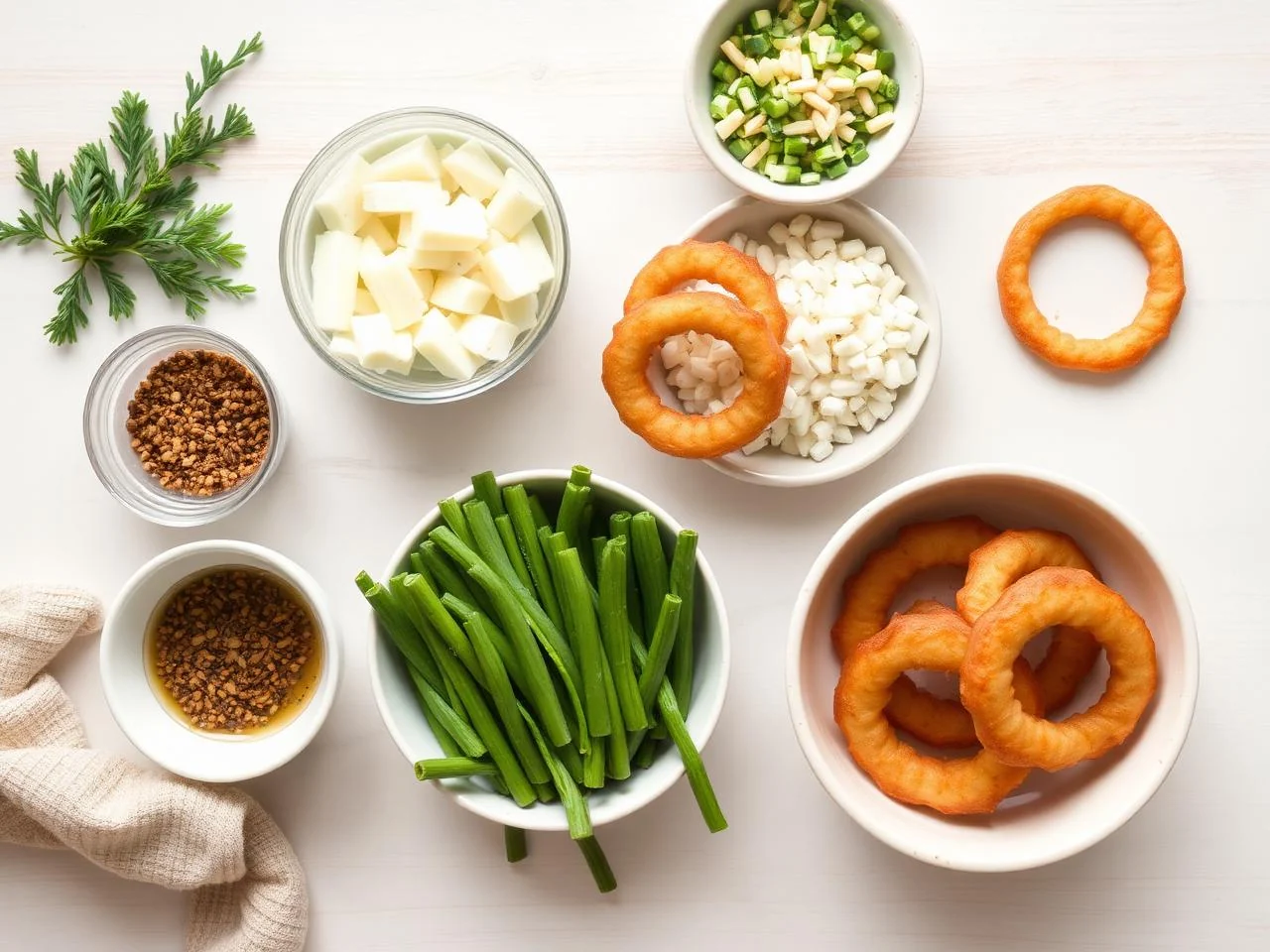 Ingredients for Onion Rings