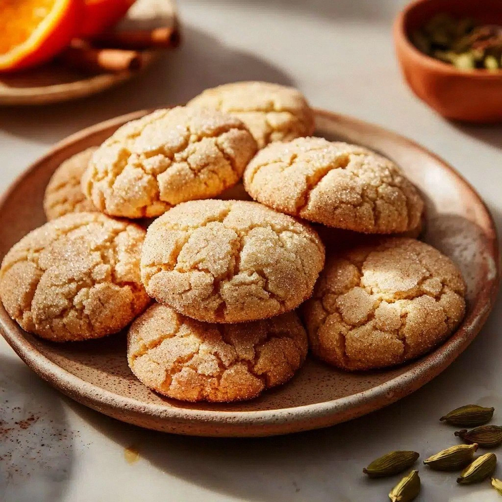 Orange Cardamom Cookies Recipe