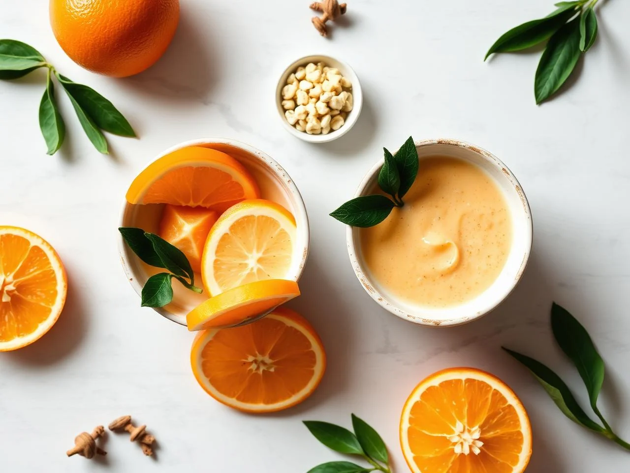 Ingredients for Orange Creamsicle Smoothie